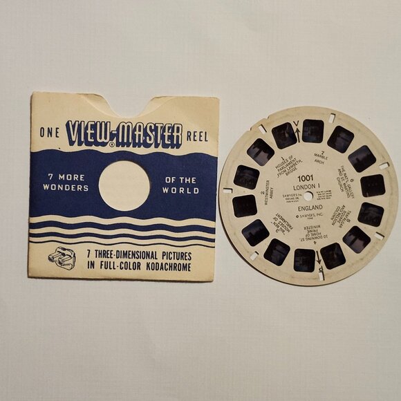 VINTAGE View Master Reel LONDON England 1948 - Picture 1 of 3